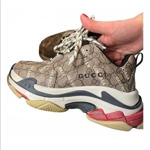 Gucci x Balenciaga Hacker Project Triple S Chunky Sneaker
